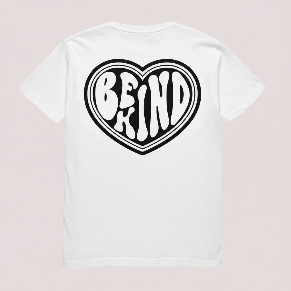 BE KIND White Back