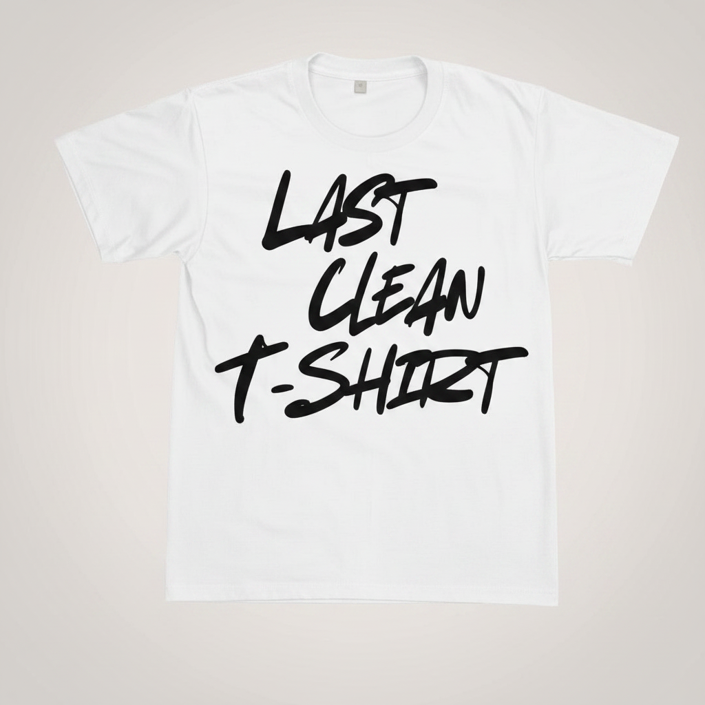 LAST CLEAN T-SHIRT in White