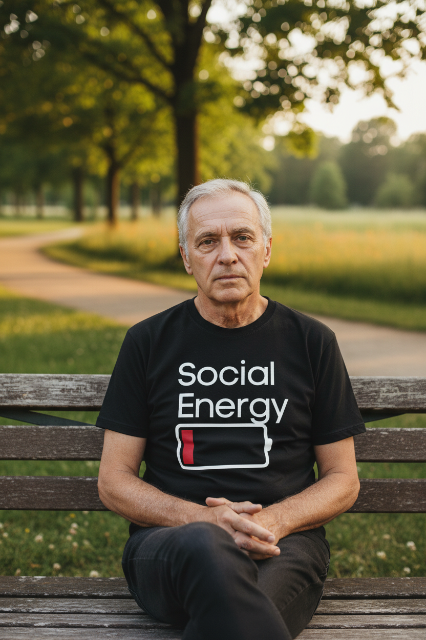 Social Energy T-Shirt - Older Gent